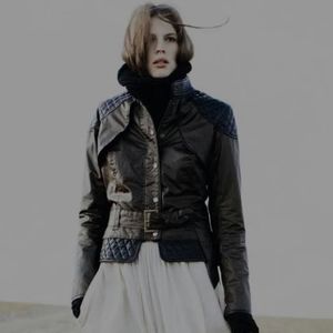 RARE Barbour Temperly collab Leather Wax Jacket